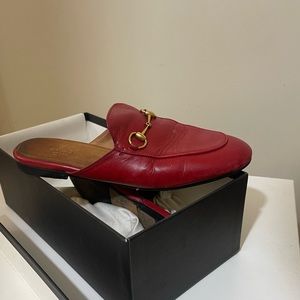 Gucci leather mules